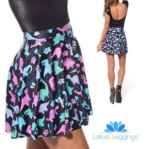 🦖 Lotus Leggings Dinosaur Skater Skirt